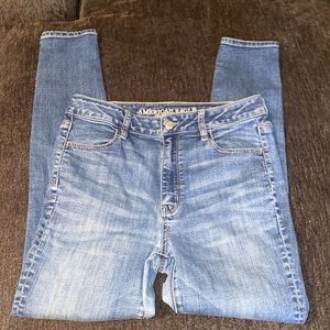 American eagle super high rise jegging